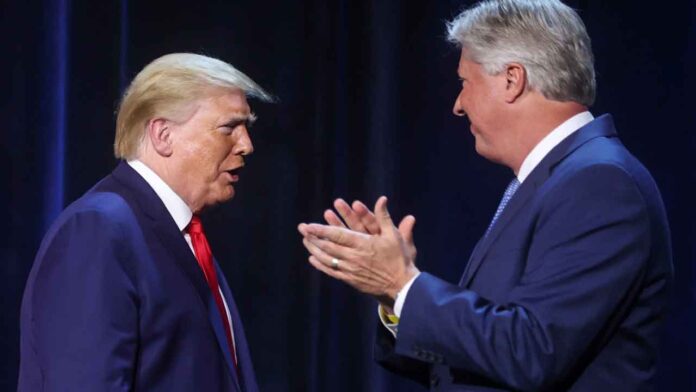 Robert Morris and Donald Trump