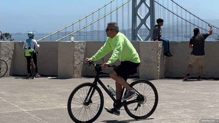 Biker in San Francisco