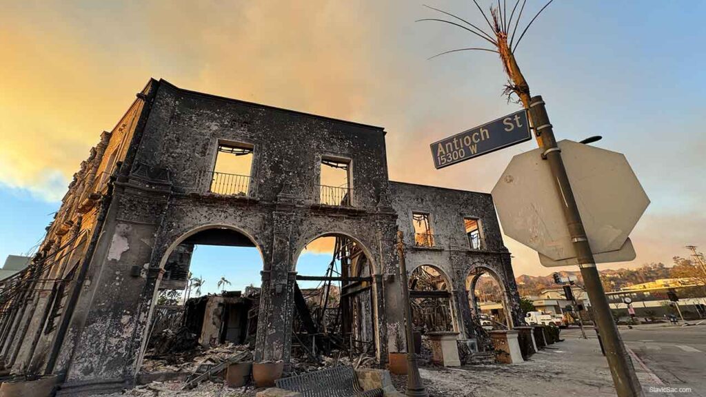 Pacific Palisade fire