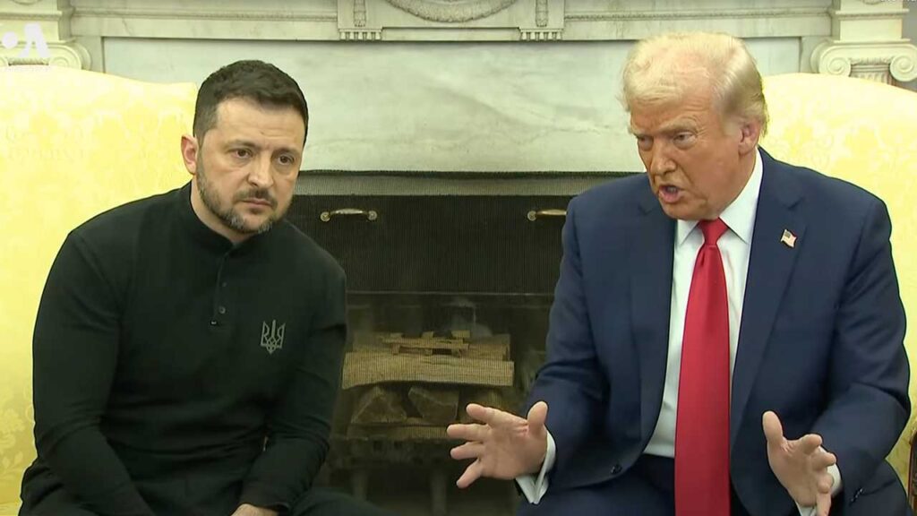 Trump meets Zelensky at the White House