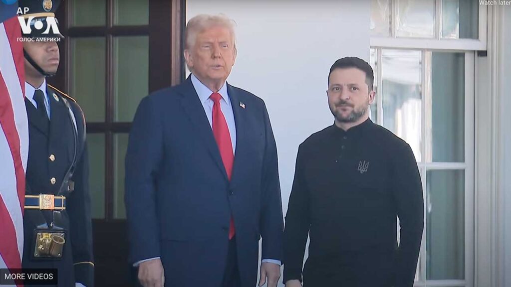 Trump meets Zelensky at the White House